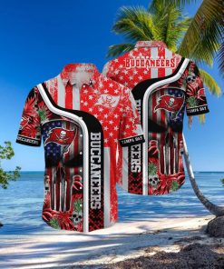 NFL Tampa Bay Buccaneers Hawaiian Shirts Skull Halloween Show Off Your Team Spirit In Tropical Fashion