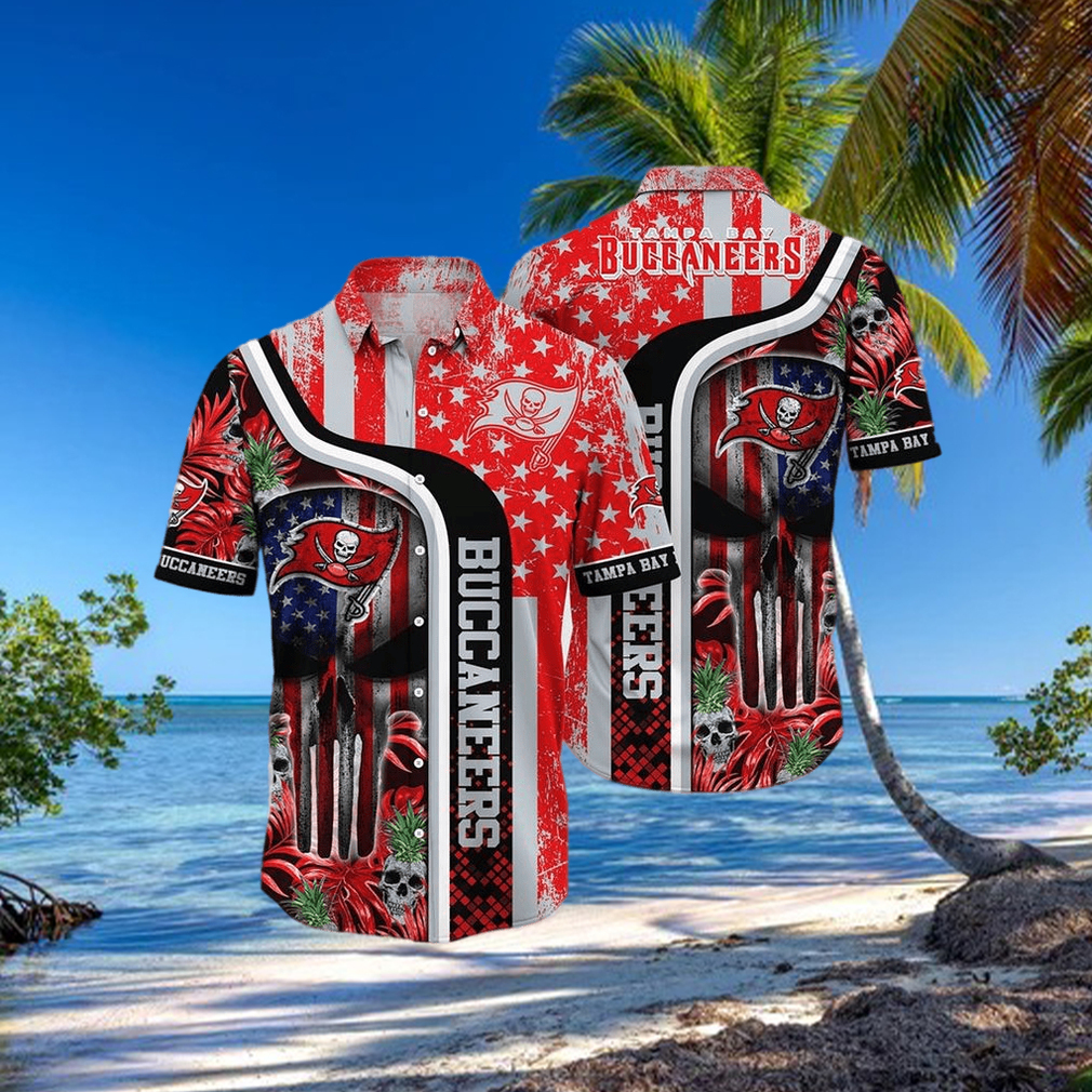 NFL Tampa Bay Buccaneers Hawaiian Shirts Skull Halloween Show Off Your Team Spirit In Tropical Fashion NFL Tampa Bay Buccaneers Hawaiian Shirts Skull Halloween Show Off Your Team Spirit In Tropical Fashion
