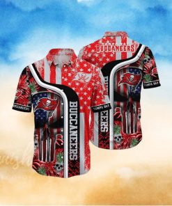 NFL Tampa Bay Buccaneers Hawaiian Shirts Skull Halloween Show Off Your Team Spirit In Tropical Fashion