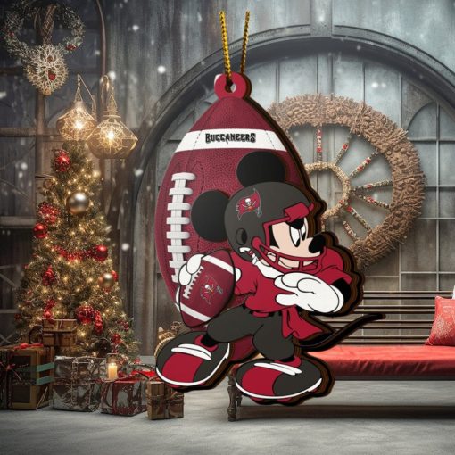 NFL Tampa Bay Buccaneers Mickey Mouse Christmas Ornament