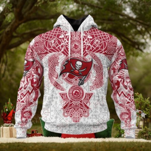 NFL Tampa Bay Buccaneers Norse Viking Symbols 3D Hoodie