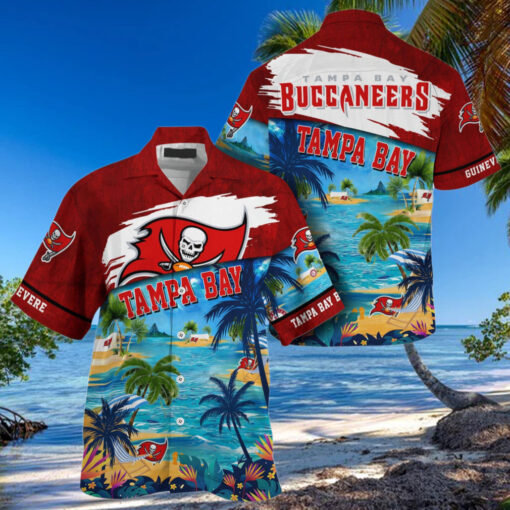 NFL Tampa Bay Buccaneers Palm Tree Hot Summer Hawaiian Shirt Gifts Sport Fans