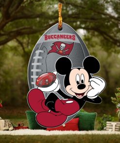 NFL Tampa Bay Buccaneers Xmas Mickey Custom Name Ornament - Binteez