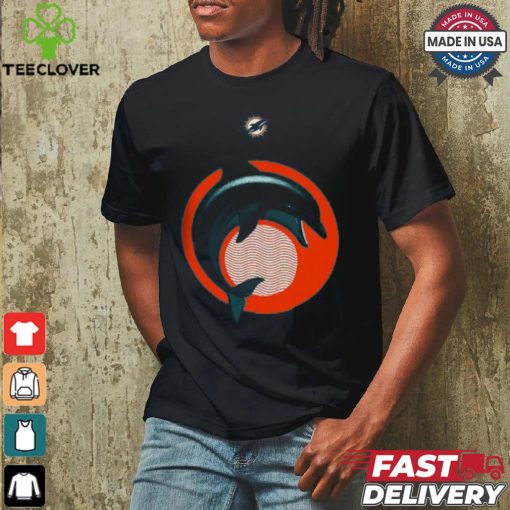 NFL Team Apparel Miami Dolphins Illustration T Shirt