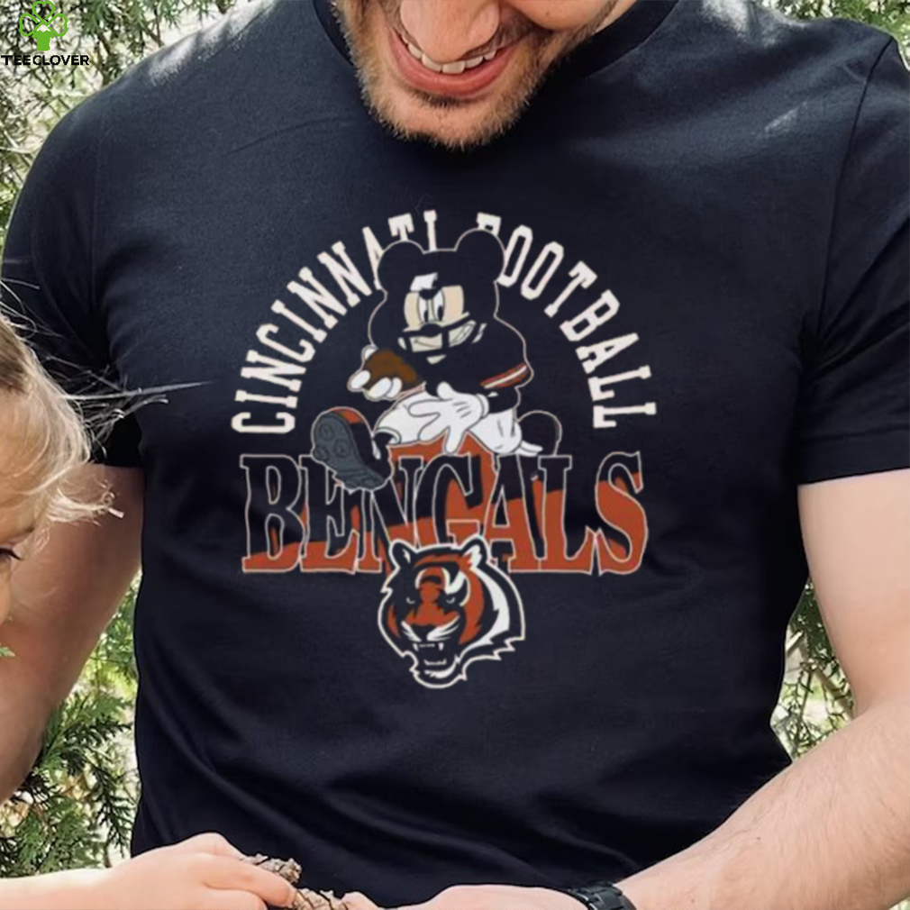 NFL Team Apparel Toddler Cincinnati Bengals Mickey Mouse Disney Shirt
