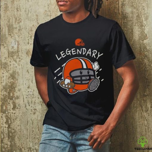 NFL Team Apparel Toddler Cleveland Browns Poki Brown T Shirt