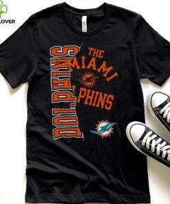 NFL Team Apparel Youth Miami Dolphins Tear Up Black T Shirt