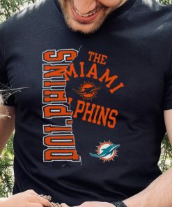 NFL Team Apparel Youth Miami Dolphins Tear Up Black T Shirt