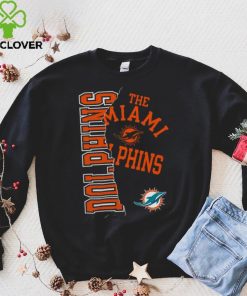 NFL Team Apparel Youth Miami Dolphins Tear Up Black T Shirt