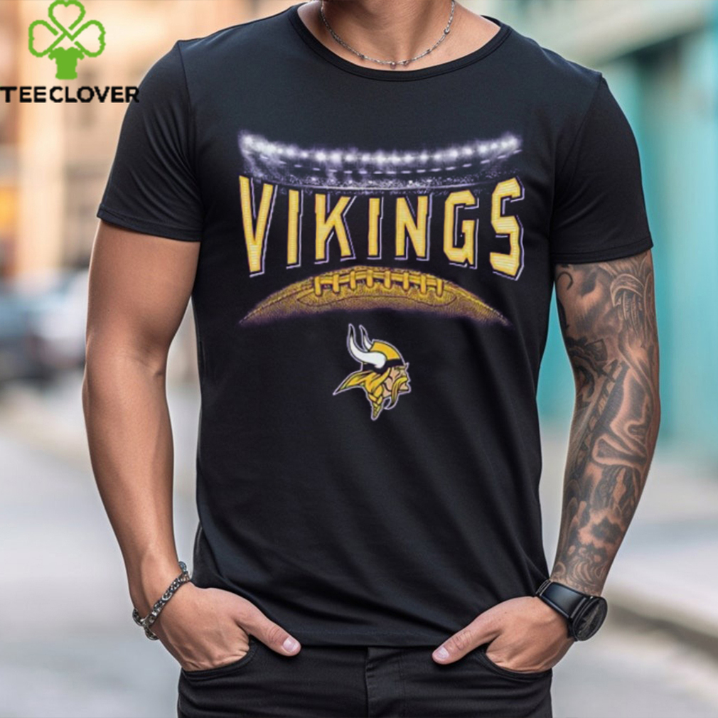 NFL Team Minnesota Vikings Lights T Shirt NFL Team Minnesota Vikings Lights T Shirt