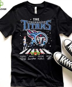 NFL Tennessee Titans Christmas Team Abbey Road Signatures Shirt