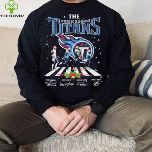 NFL Tennessee Titans Christmas Team Abbey Road Signatures Shirt