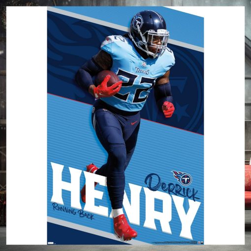 NFL Tennessee Titans   Derrick Henry 22 Wall Poster