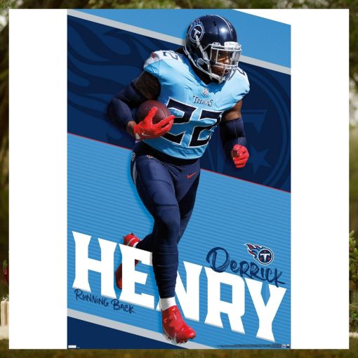 NFL Tennessee Titans   Derrick Henry 22 Wall Poster