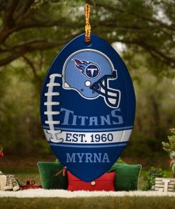 NFL Tennessee Titans Football Xmas Ornament Custom Name For Fans