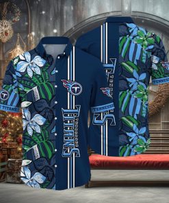 NFL Tennessee Titans Hawaii Shirt Flower Chic Aloha Fashion