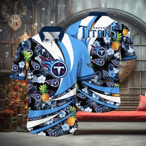 NFL Tennessee Titans Hawaii Shirt Flower Classic Hawaiian Prints