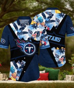 NFL Tennessee Titans Hawaii Shirt Flower Island Inspired Apparel