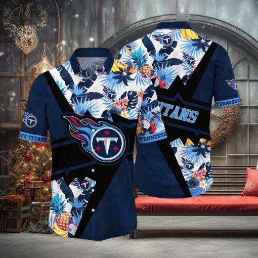 NFL Tennessee Titans Hawaii Shirt Flower Island Inspired Apparel