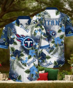 NFL Tennessee Titans Hawaii Shirt Flower Trendy Floral Tops