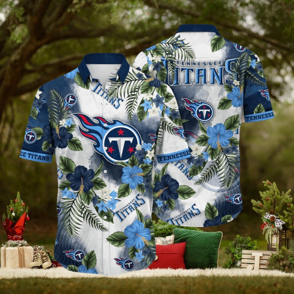 NFL Tennessee Titans Hawaii Shirt Flower Trendy Floral Tops NFL Tennessee Titans Hawaii Shirt Flower Trendy Floral Tops