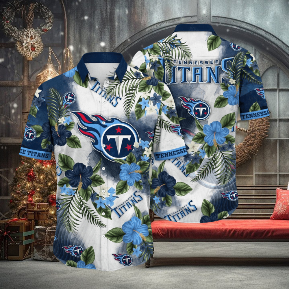 NFL Tennessee Titans Hawaii Shirt Flower Trendy Floral Tops NFL Tennessee Titans Hawaii Shirt Flower Trendy Floral Tops