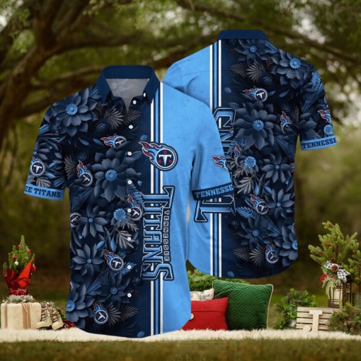 NFL Tennessee Titans Hawaii Shirt Flower Tropical Vibes In Shirts