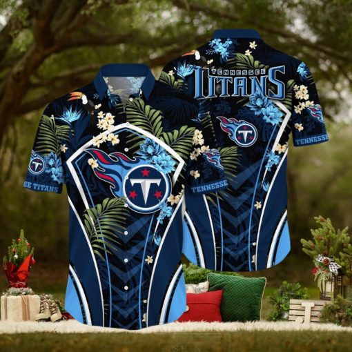 NFL Tennessee Titans Hawaii Shirt Flower Vibrant Beachy Shirts