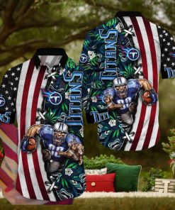 NFL Tennessee Titans Hawaii Shirt Mascot Aloha Summer Shirt