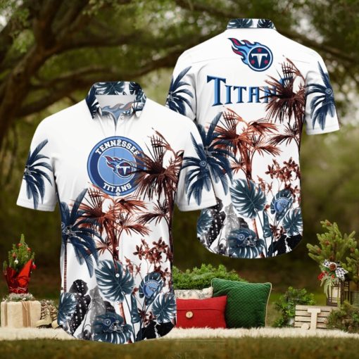 NFL Tennessee Titans Hawaii Shirt Palm Tree Aloha Shirt For Fans