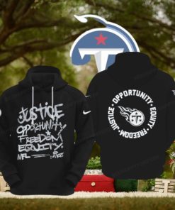 NFL Tennessee Titans Justice Opportunity Equity Freedom Hoodie