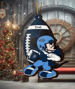 NFL Tennessee Titans Mickey Mouse Christmas Ornament