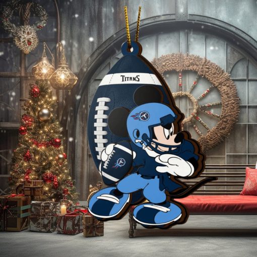 NFL Tennessee Titans Mickey Mouse Christmas Ornament