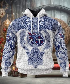 NFL Tennessee Titans Norse Viking Symbols 3D Hoodie