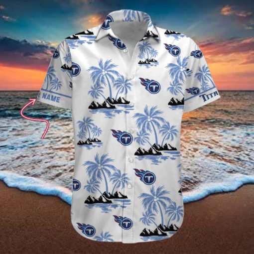 NFL Tennessee Titans Palm Tree Tropical Summer Hawaiian Shirt