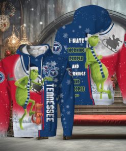 NFL Tennessee Titans The Grinch Christmas Pullover Hoodie