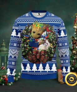 NFL Texas Rangers Groot Hug Christmas Ugly Sweater