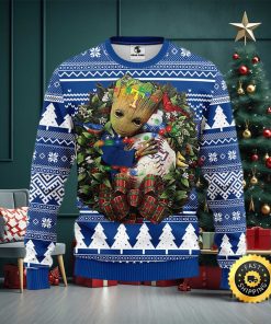NFL Texas Rangers Groot Hug Christmas Ugly Sweater