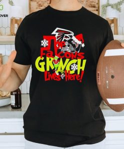 NFL The Atlanta Falcons Grinch Lives Here Christmas shirt
