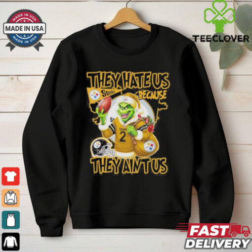 NFL They Hate Us Because They Ain’t Grinch X Pittsburgh Steelers Christmas Shirt