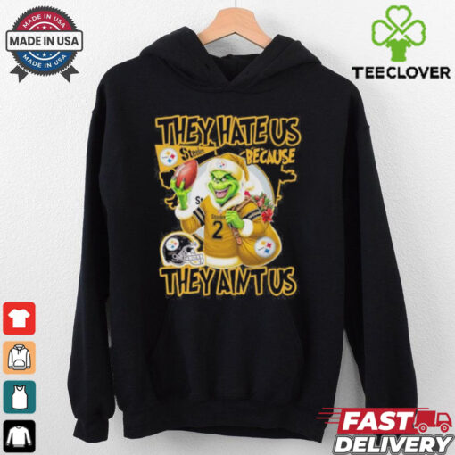 NFL They Hate Us Because They Ain’t Grinch X Pittsburgh Steelers Christmas Shirt