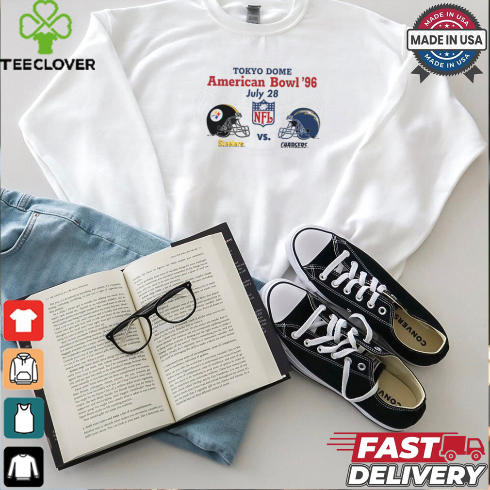 NFL Tokyo Dome 1996 Chargers Vs Steelers T Shirt NFL Tokyo Dome 1996 Chargers Vs Steelers T Shirt