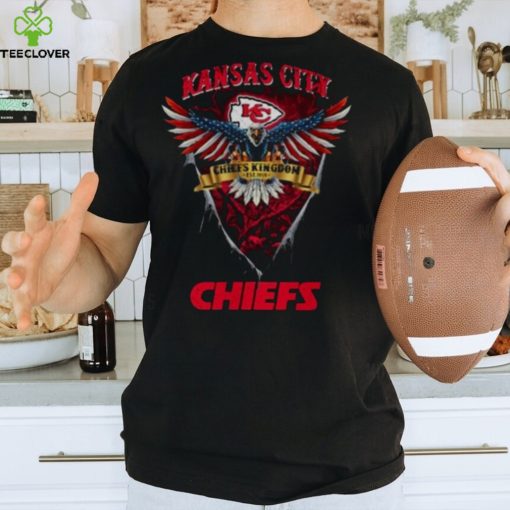 NFL US Eagle Chiefs Kingdom Kansas City Chiefs T Shirt