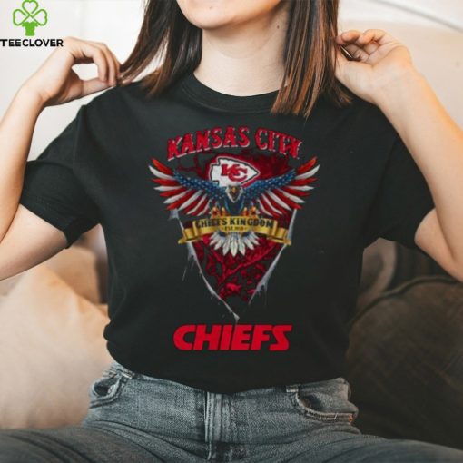 NFL US Eagle Chiefs Kingdom Kansas City Chiefs T Shirt