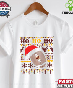 NFL Washington Commanders Football Santa Claus Hohoho Christmas Pattern shirt