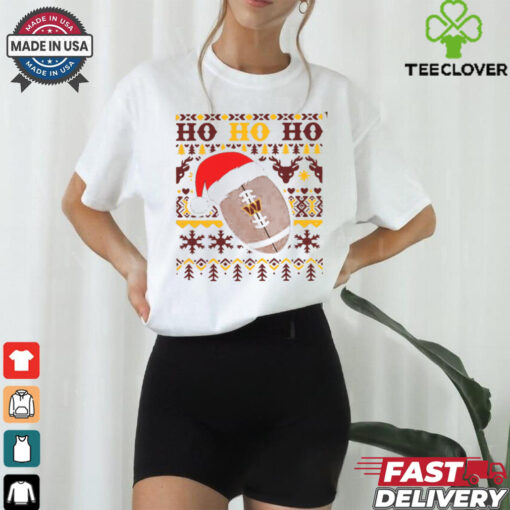 NFL Washington Commanders Football Santa Claus Hohoho Christmas Pattern shirt
