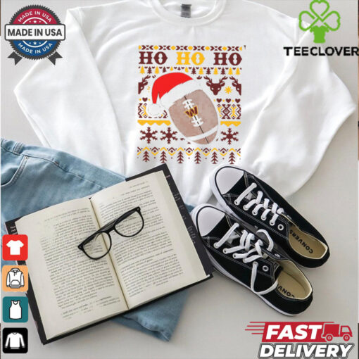 NFL Washington Commanders Football Santa Claus Hohoho Christmas Pattern shirt