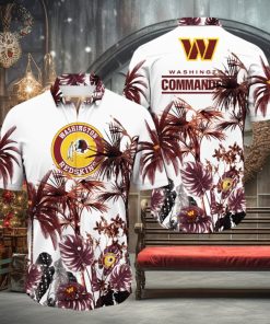 NFL Washington Commanders Hawaii Shirt Palm Tree Aloha Shirt For Fans