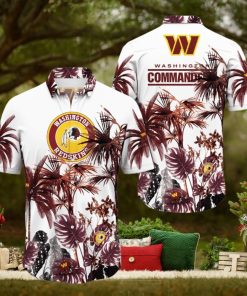 NFL Washington Commanders Hawaii Shirt Palm Tree Aloha Shirt For Fans