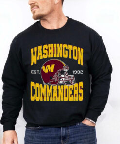 NFL Washington Commanders Helmet Est 1932 Shirts